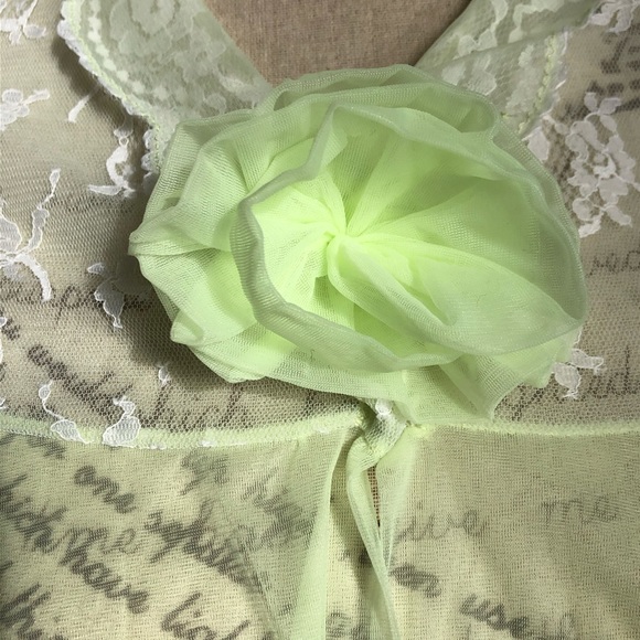 Vintage 1960’s Chiffon Lace Babydoll - Picture 3 of 8